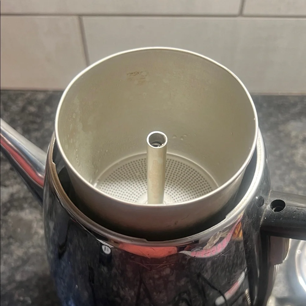 12 cup Sunbeam Fully Automatic Pot Belly Percolator. Vintage
